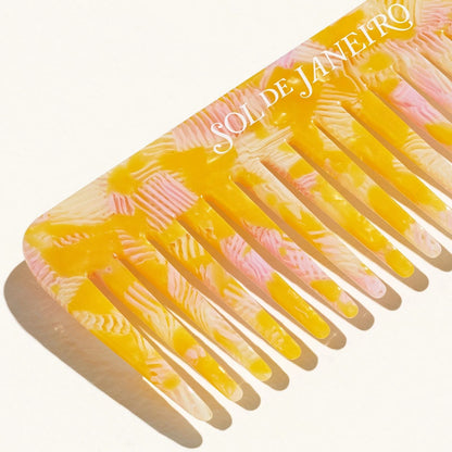 SOL Yellow Wide Tooth Comb | Online Exclusive. Limited Edition