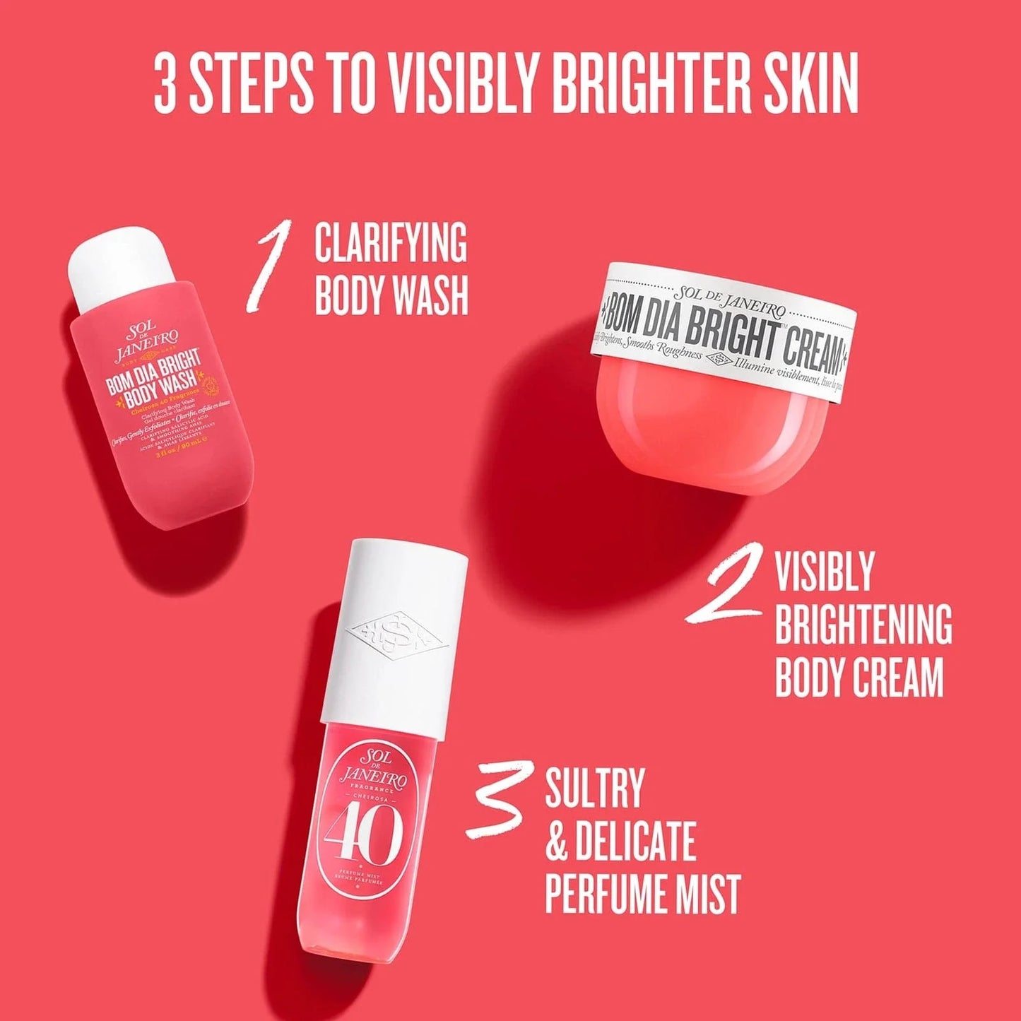 Make A Bright Entrance Bom Dia Bright™ Body Routine Set