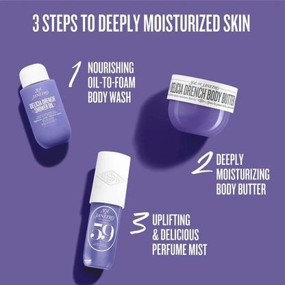 Drench & Dazzle Delícia Drench™ Body Routine Set
