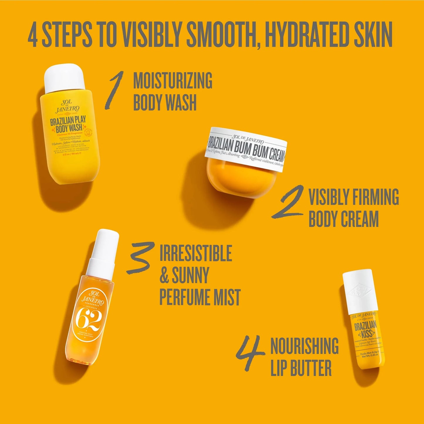 Smooth and Glow Bum Bum Body Routine Set