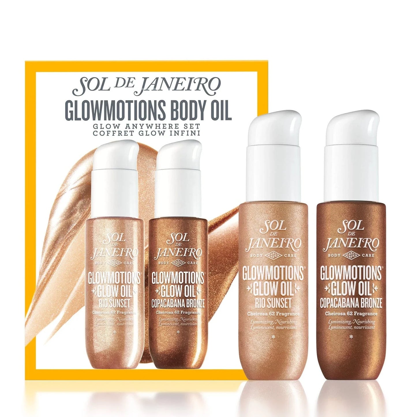 Glowmotions Body Oil Glow Anywhere Set