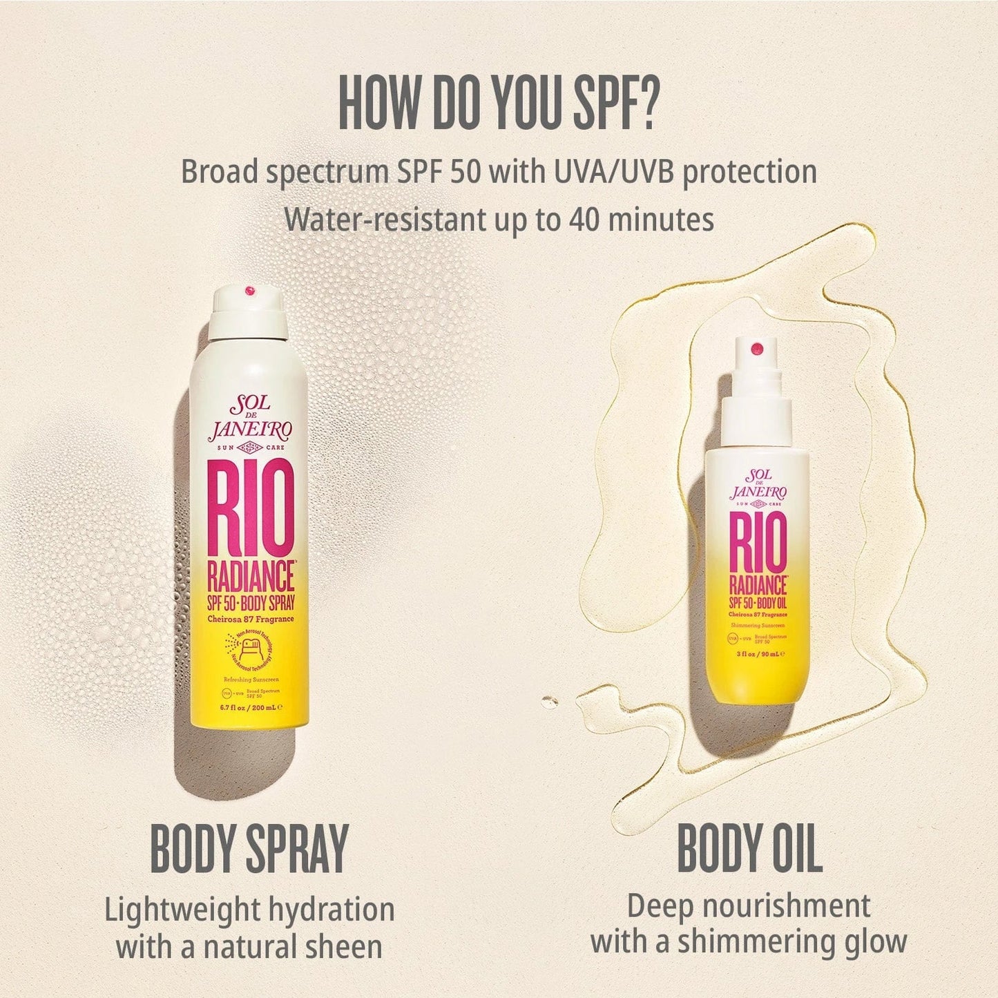 Rio Radiance™ SPF 50 Body Oil | Seasonal Exclusive